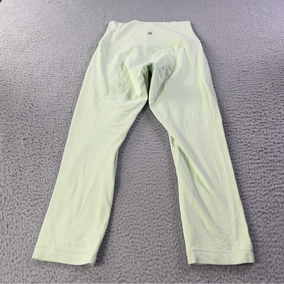 Lululemon Align High Rise Pant Womens 4 Light Green 21'' Pockets Athletic Yoga - Picture 2 of 6